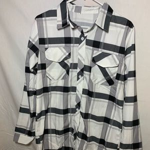 Black and white flannel